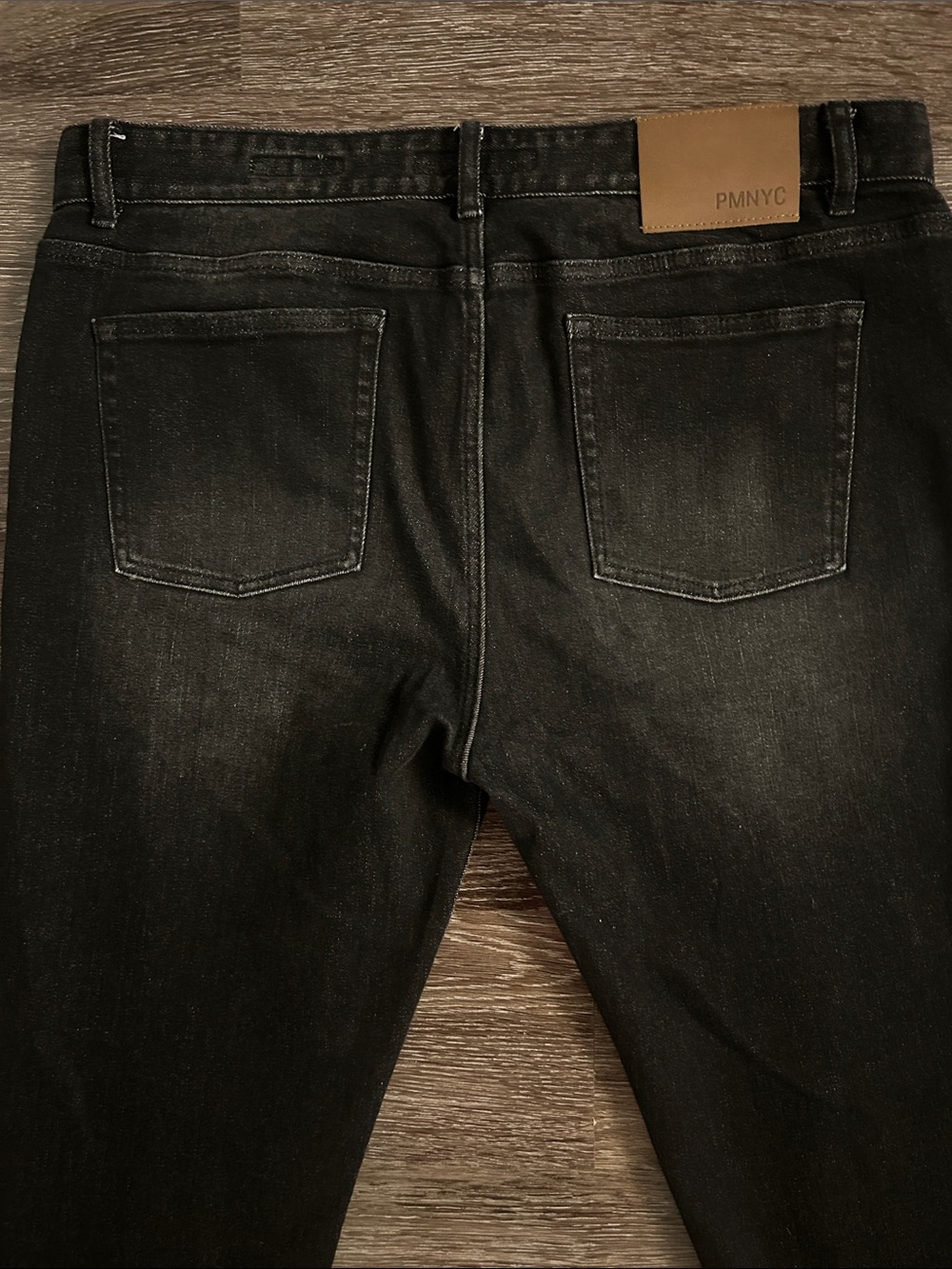 Peter Manning Men’s Black Slim Fit Jeans - Picture 7 of 8